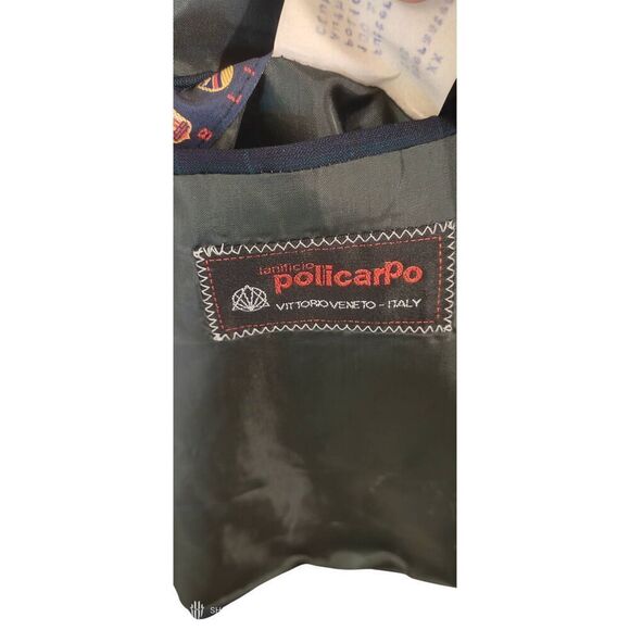 Desch Men's Italian Wool Double Breasted Tartan Plaid Sport Coat Size 44 Regular - Picture 6 of 13